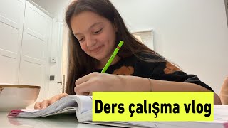 DERS ÇALIŞMA VLOG  MASAL GÜNAY [upl. by Notsud]