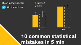 Ten Statistical Mistakes in 5 Min [upl. by Ilona744]