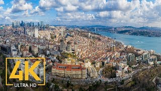 ISTANBUL in 4K  A Virtual Trip to the Heart of Turkey  10Bit Color Urban Relax Video [upl. by Dedie]