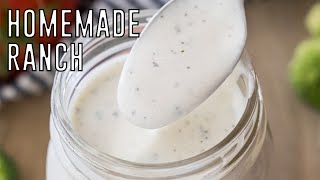 Homemade Ranch Dressing Shorts [upl. by Hars]