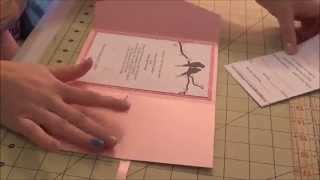 DIY Affordable Wedding Invitations [upl. by Rior]