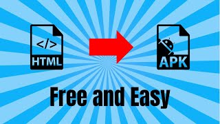 How to Convert HTML to APK Android Studio [upl. by Papst]