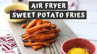 AIR FRYER SWEET POTATO FRIES RECIPE  Keeping It Relle [upl. by Gnov]