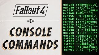 Fallout 4  Console Commands amp Cheats [upl. by Ruffina]