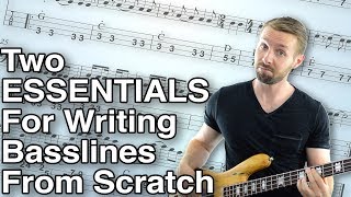 How To Write A Bassline From Scratch 2 Crucial Elements Lesson 19 [upl. by Cook]