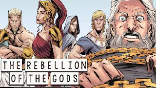 The Gods Against Zeus  the Olympian Rebellion  Greek Mythology in Comics  See U in History [upl. by Nyledaj656]