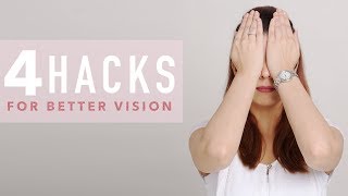 4 Exercises For Better Vision  Eye Yoga [upl. by Thinia]