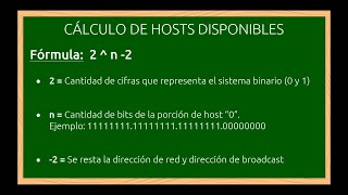 Calculo de Subredes Host [upl. by Mills]