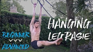 Hanging Leg Raises Beginner To Advanced [upl. by Aneez827]