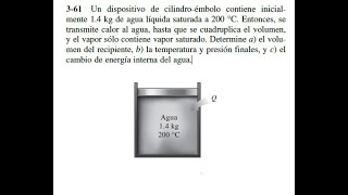 Ejercicio 361  Termodinámica de Cengel [upl. by Kawai681]