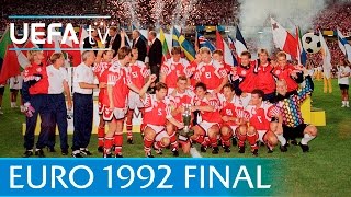 Denmark v Germany UEFA EURO 92 final highlights [upl. by Marlon]