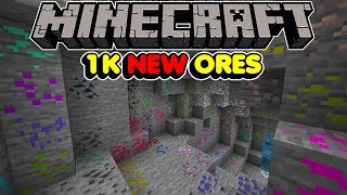 Minecraft Bedrock  This Addon Adds 1000 NEW Ores  Ore Randomizer [upl. by Lenoj437]