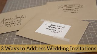 3 Ways to Address Wedding Invitations [upl. by Dobson]