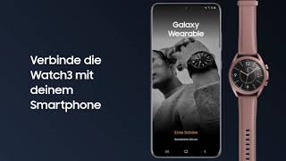 Galaxy Watch3 Wie aktiviere ich die Sturzerkennung [upl. by Marra758]