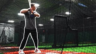 Alex Bregman Hitting in the Batting Cages MLB Offseason Training  Breg and The Boys Ep 9 [upl. by Neslund]