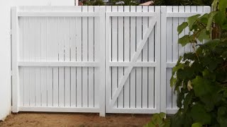 How to Build a Wooden Gate  Mitre 10 Easy As DIY [upl. by Staley880]