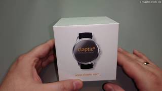 Claptic Notrufuhr Smartwatchde Unboxing DEUTSCH [upl. by Haland628]