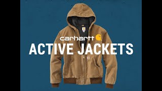 Product Spotlight Carhartt Active Jackets [upl. by Natsreik8]