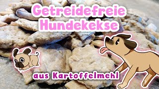 Getreidefreie Hundkekse  DIY  Backen für den Hund [upl. by Oicnoel229]