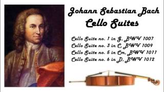 Johann Sebastian Bach  Cello suites in 432 Hz great for reading or studying [upl. by Yllom862]