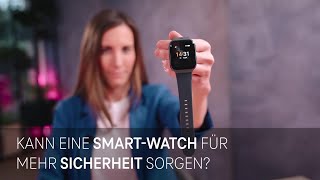 NotrufUhr ⌚🚑mit Sturzerkennung Das kann die TCL Safety Watch MT43AX [upl. by Dlarrej326]