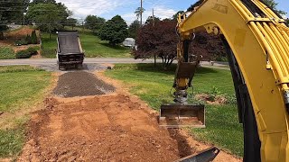 Building a driveway entrance [upl. by Alpert170]