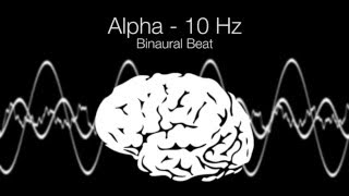 Serotonin Release Alpha Binaural Beat  10Hz 1h Pure [upl. by Asreht]