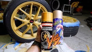 PLASTI DIP vs SUPERWRAP A Better Removable Spray Paint [upl. by Khalil]