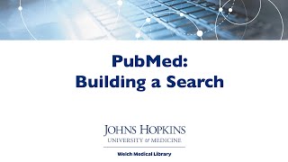 PubMed Building a Search [upl. by Hoffarth]