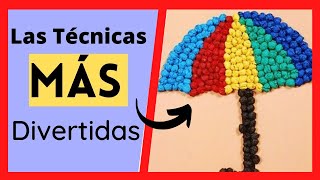 ❣ Actividades Plásticas 💕 Técnicas de Pintura para Preescolar y Primaria [upl. by Redna]