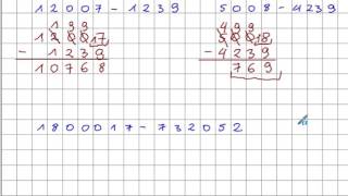 Dokończenie filmu pt Odejmowanie pisemne [upl. by Velleman]