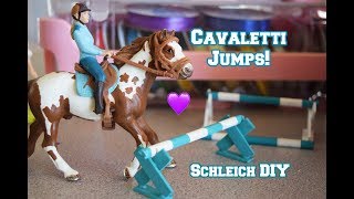 Schleich DIY  How to Make Cavaletti Jumps [upl. by Gottlieb267]