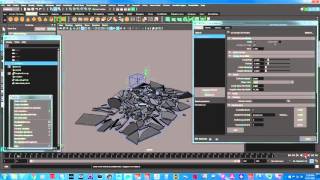 Part 7  Fracture FX Maya destruction workflow [upl. by Aceissej]