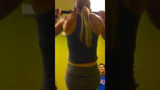 Female 18 year old does 22 pullups [upl. by Ruggiero]