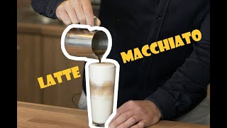 Latte Macchiato  warstwowa kawa jak ją przygotować w domu [upl. by Tatiana]