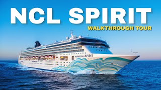 NCL Spirit  Full Ship Walkthrough Tour amp Review 4K  Norwegian Cruise Lines [upl. by Nyrrek585]