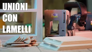 COME USARE LA FRESATRICE PER LAMELLI  Unioni ad angolo retto  Tutorial di falegnameria  fai da te [upl. by Nivar]