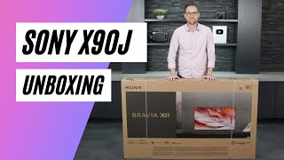 Unboxing The New Sony X90J Series  XR65X90J [upl. by Sela581]