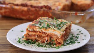 The Best Lasagna Recipe  How to Make Homemade Lasagna [upl. by Stock]